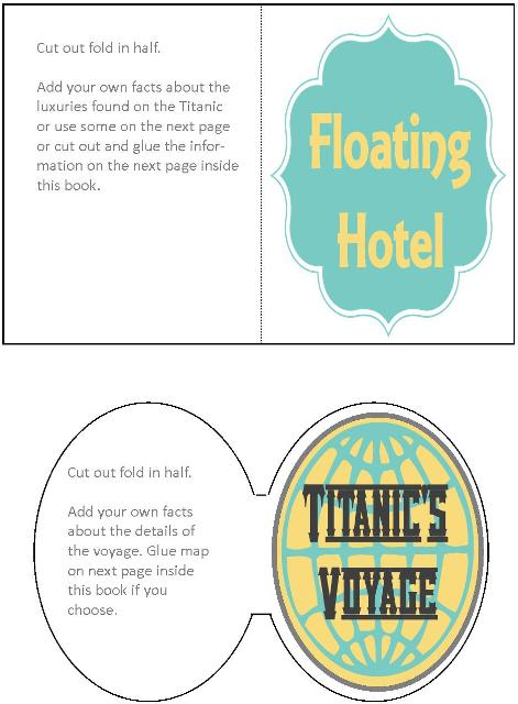 Free Titanic Lapbook and Unit Study @ Tina's Dynamic Homeschool Plus